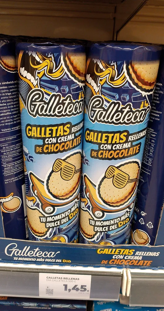Biscuit fourré goût Chocolat