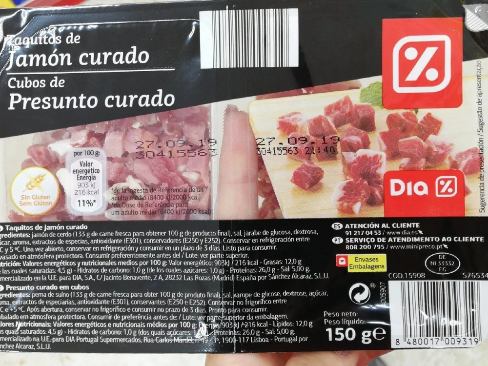 Taquitos de Jamón serrano