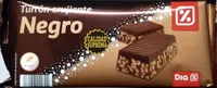 Turrón crujiente negro