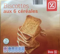 Biscottes aux 6 céréales