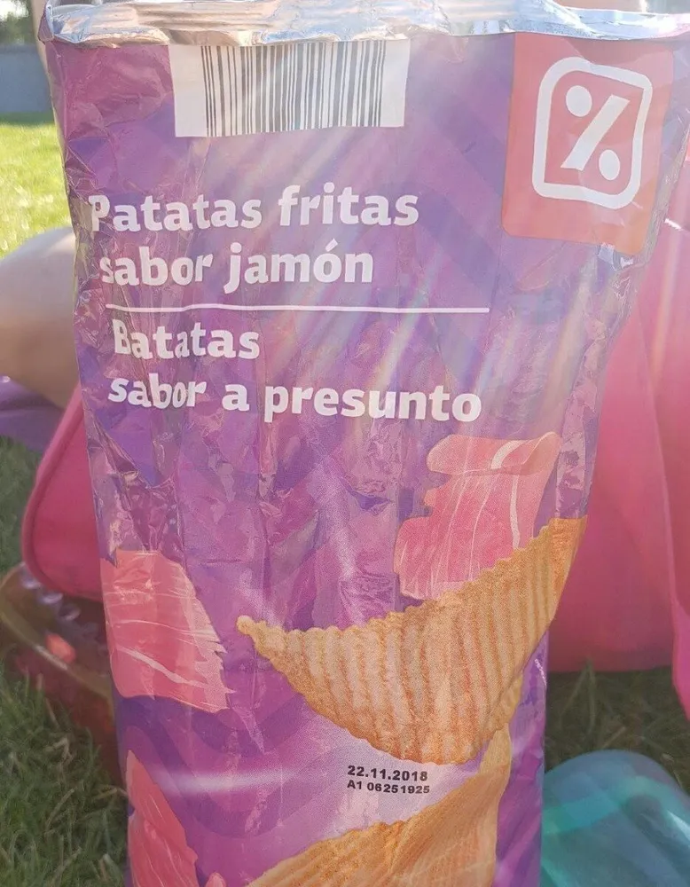 Patatas fritas sabor jamon
