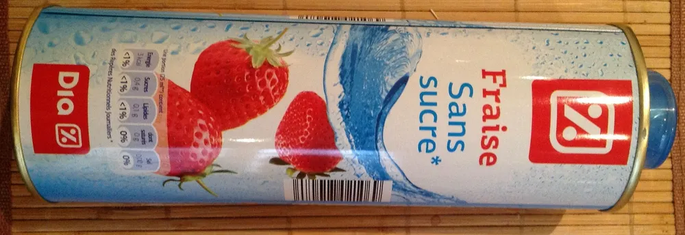 Sirop de fraise sans sucre