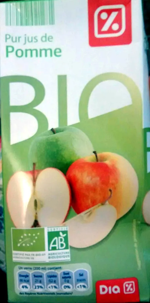 Pur jus de pomme Bio