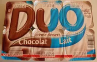 Duo crème dessert Chocolat Lait Dia