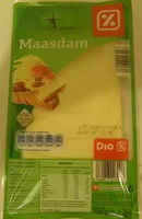 Maasdam (27% MG) x 10 tranches - 200 g - Dia