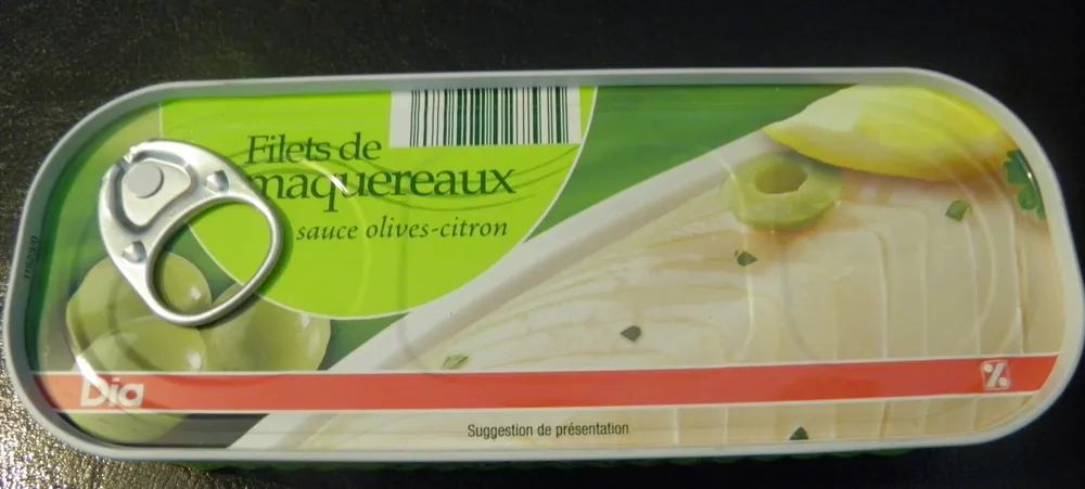 Filets de maquereaux (sauce olives-citron)