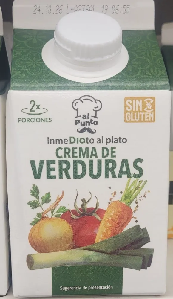 Crema de verduras