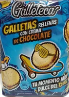 Galleteca Galletas rellenas con crema de chocolate