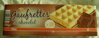 Gaufrettes au chocolat Dia