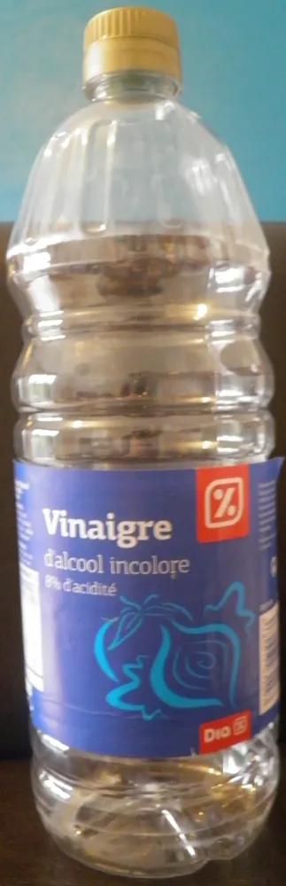 Vinaigre d'alcool incolore