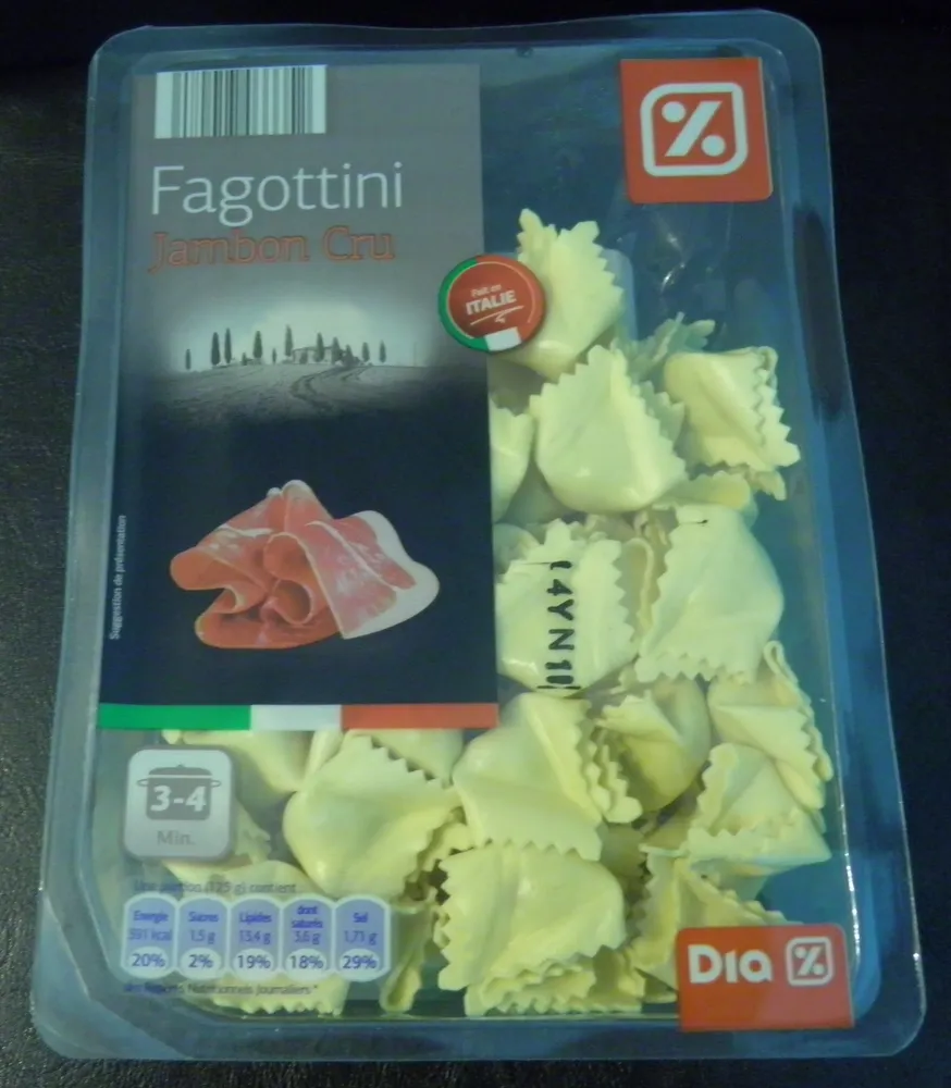 Fagottini Jambon Cru