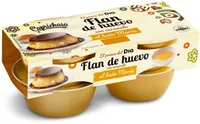 Flan de huevo al baño maría