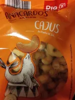 Anacardos al punto de sal