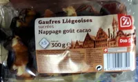 Gaufres Liégeoises sucrées Nappage goût cacao