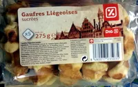 Gaufres Liégeoises sucrées