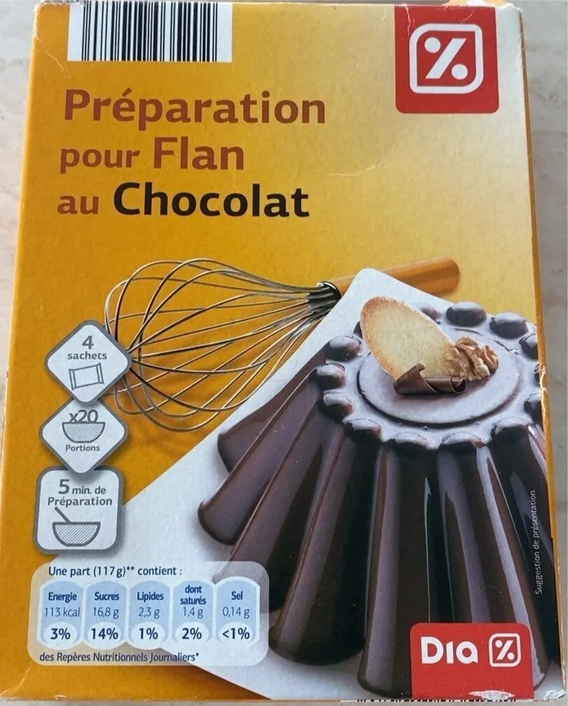 Flan chocolat