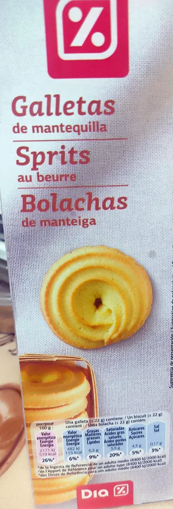 Galletas de mantequilla