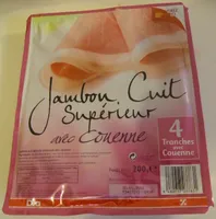 Jambon Cuit Supérieur avec couenne Dia 4 tranches