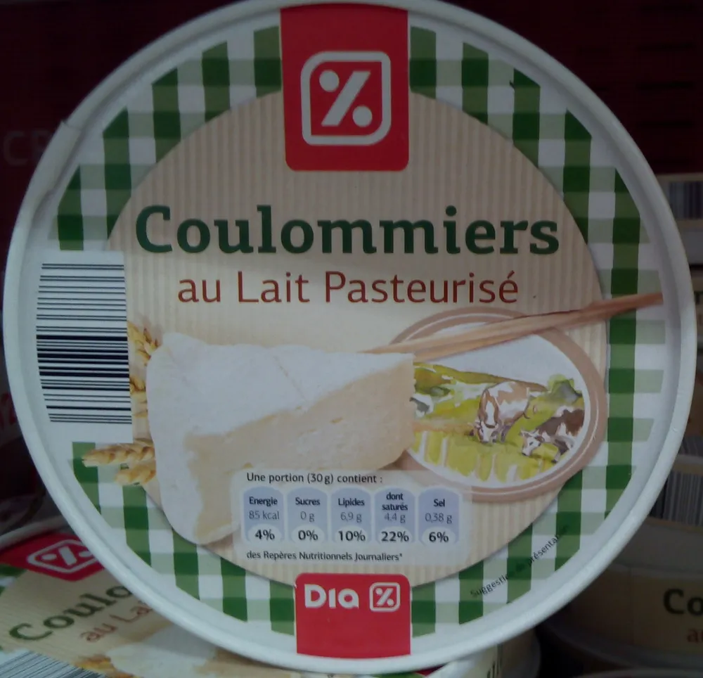 Coulommiers (23 % MG) au Lait Pasteurisé