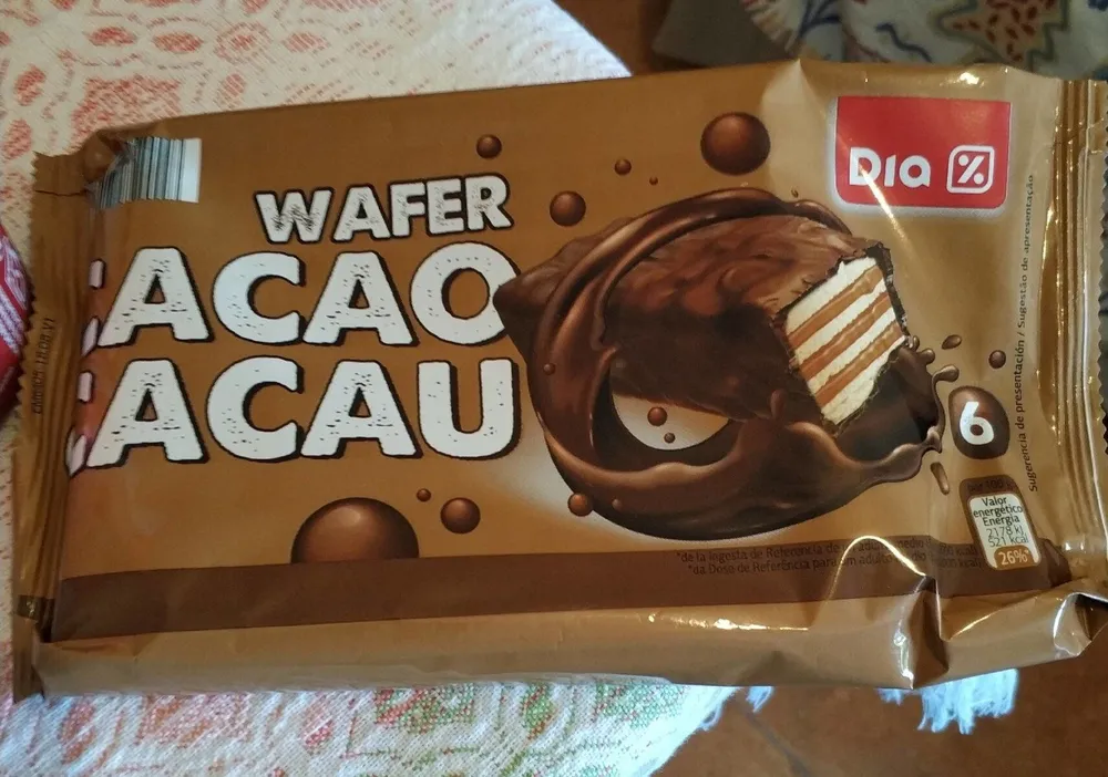 Wafer cacao Dia