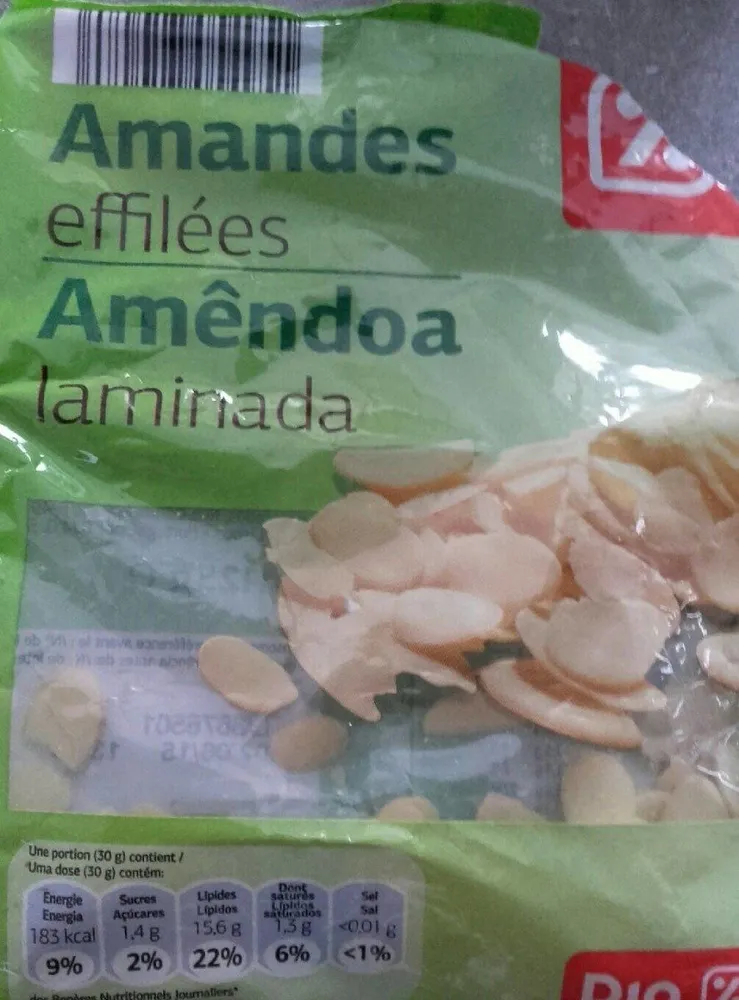 Amandes effilées