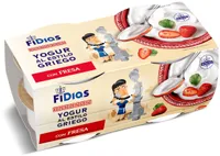 Yogur al estilo griego con fresas