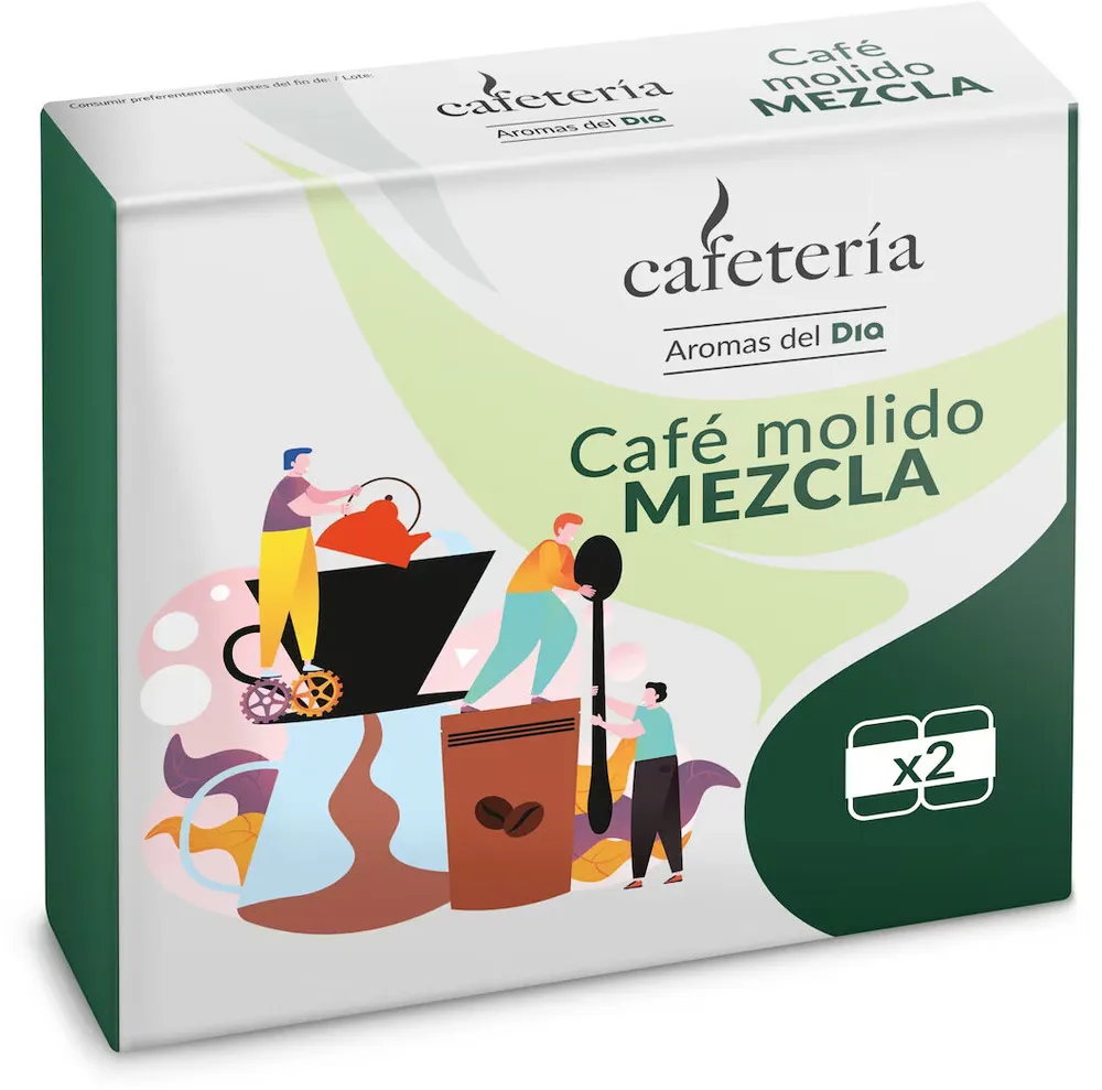 Café molido mezcla natural