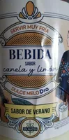 Bebida sabor canela y limón
