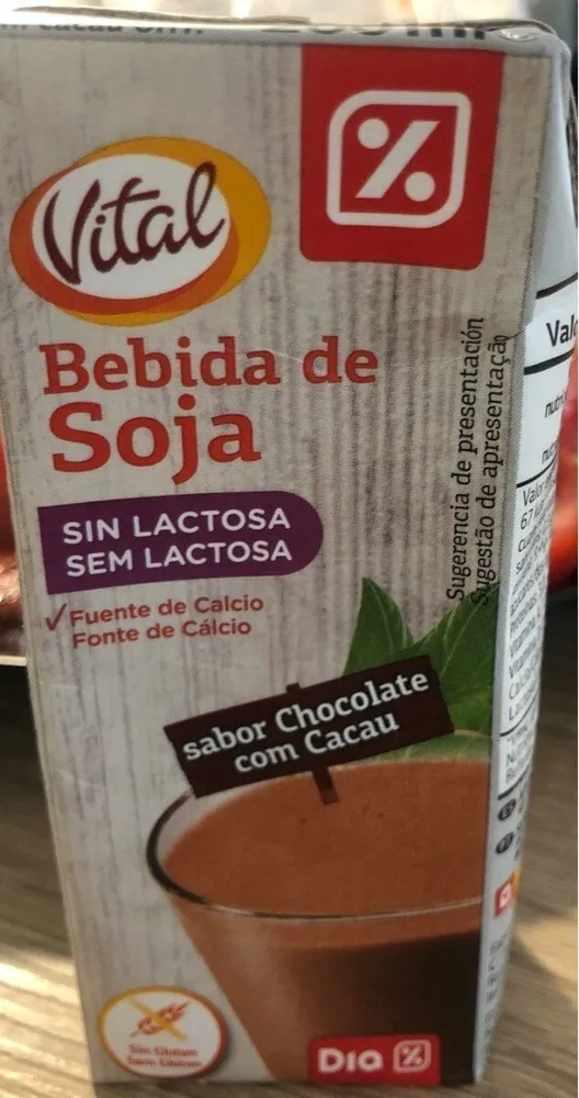 Bebida de soja sabor chocolate