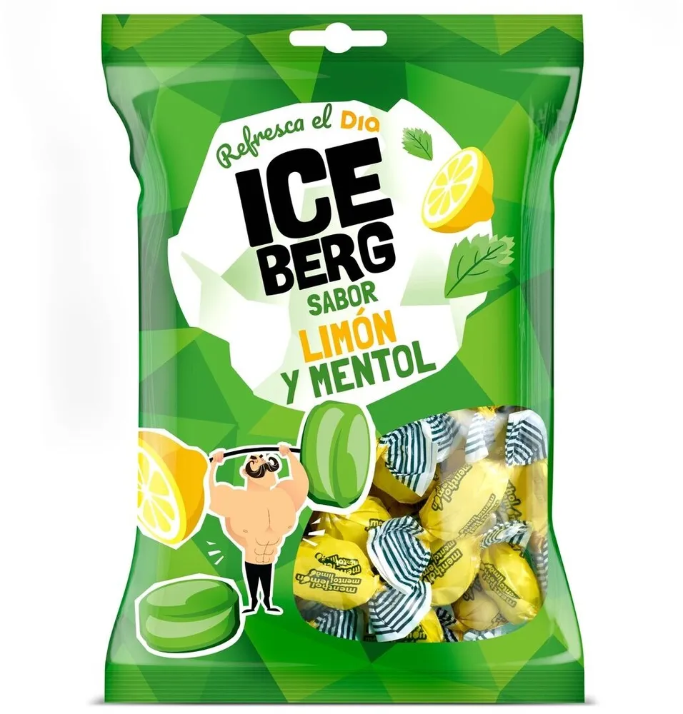 Caramelos mentol-limon