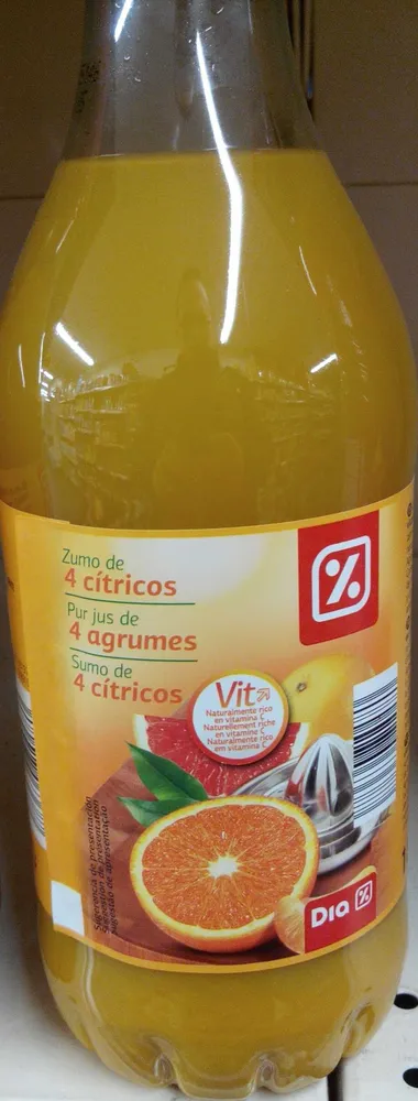 Pur jus de 4 agrumes