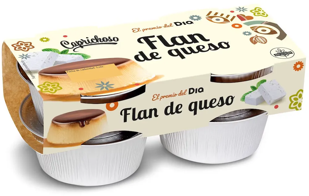 Delicious flan de queso