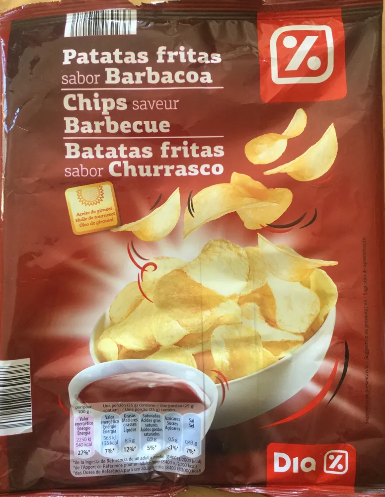 Chips saveur barbecue