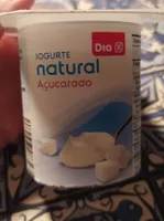 Yogur natural azucarado