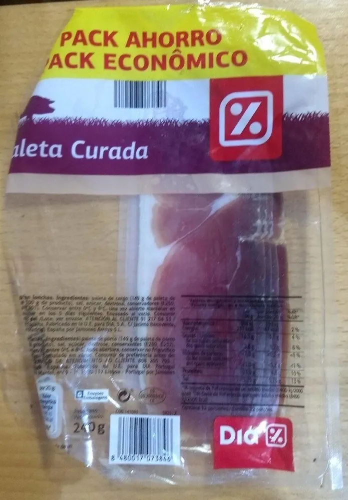 Paleta curada