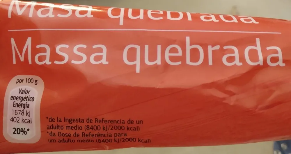 Masa quebrada