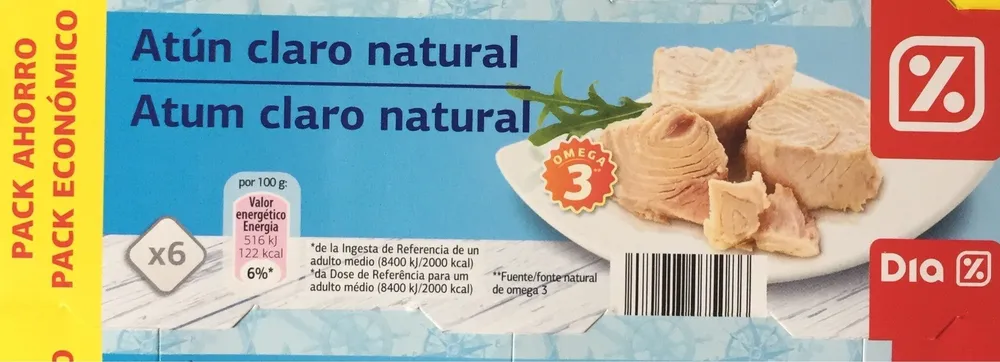 Atún claro natural