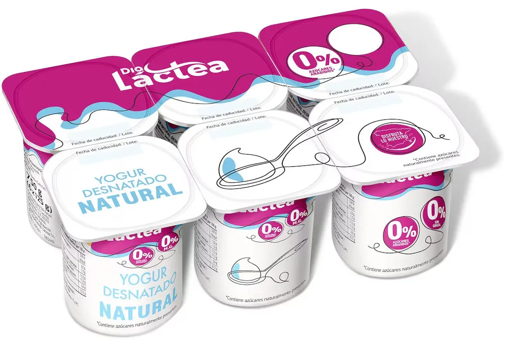 Yogur natural desnatado 0%
