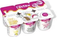 Yogur desnatado limón, fresa y piña