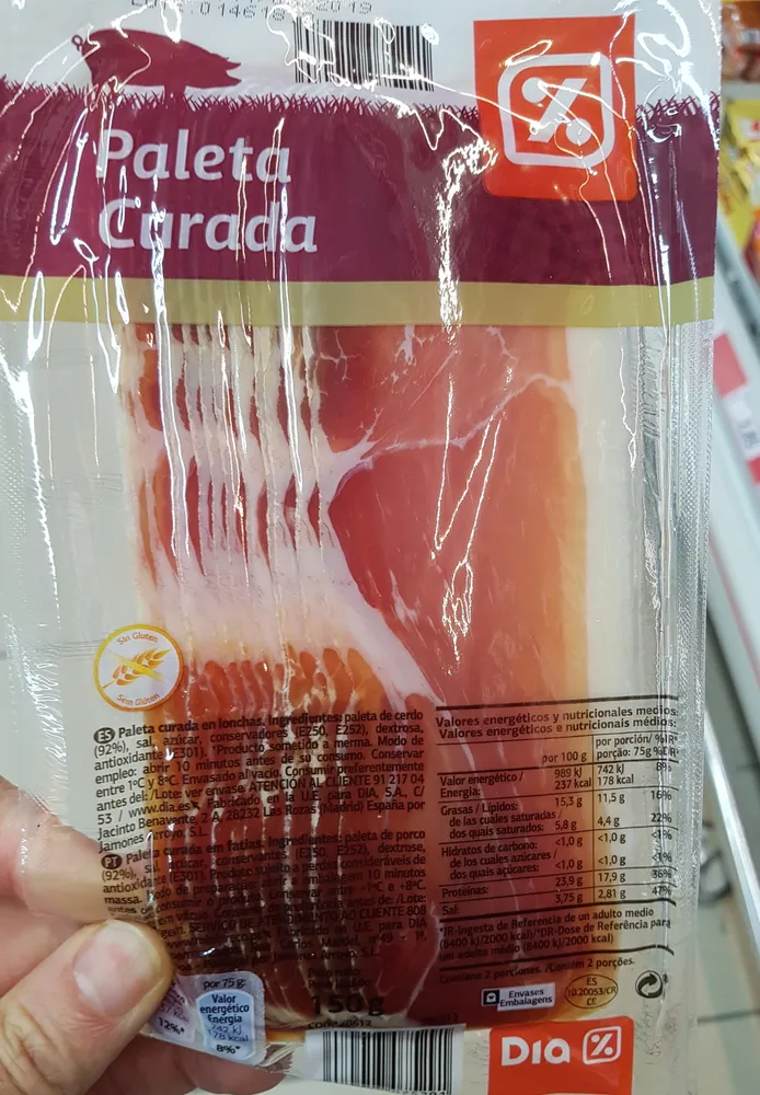 Paleta curada