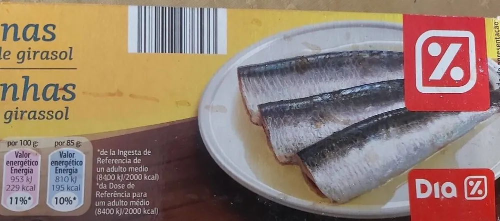Sardina aceite de girasol