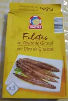 Filetes de anchoveta en aceite de girasol