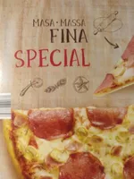 Pizza masa fina special