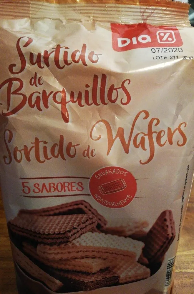 Surtido de barquillos