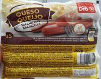 Salchichas rellenas de queso