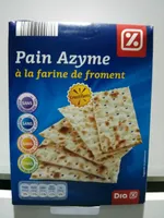 Pain Azyme à la farine de Froment