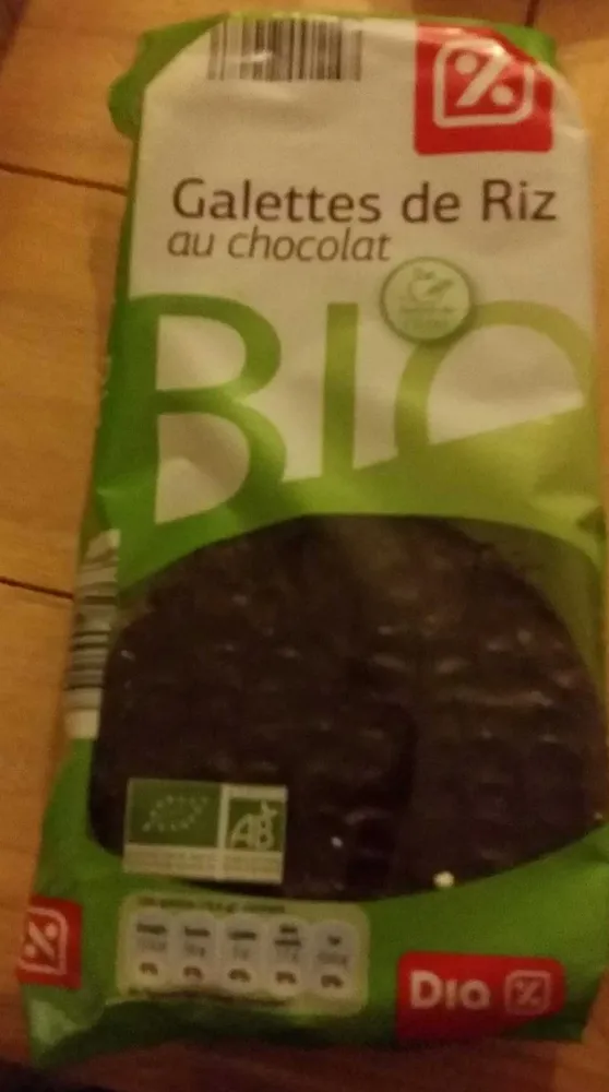 Galettes de Riz Bio au Chocolat Noir