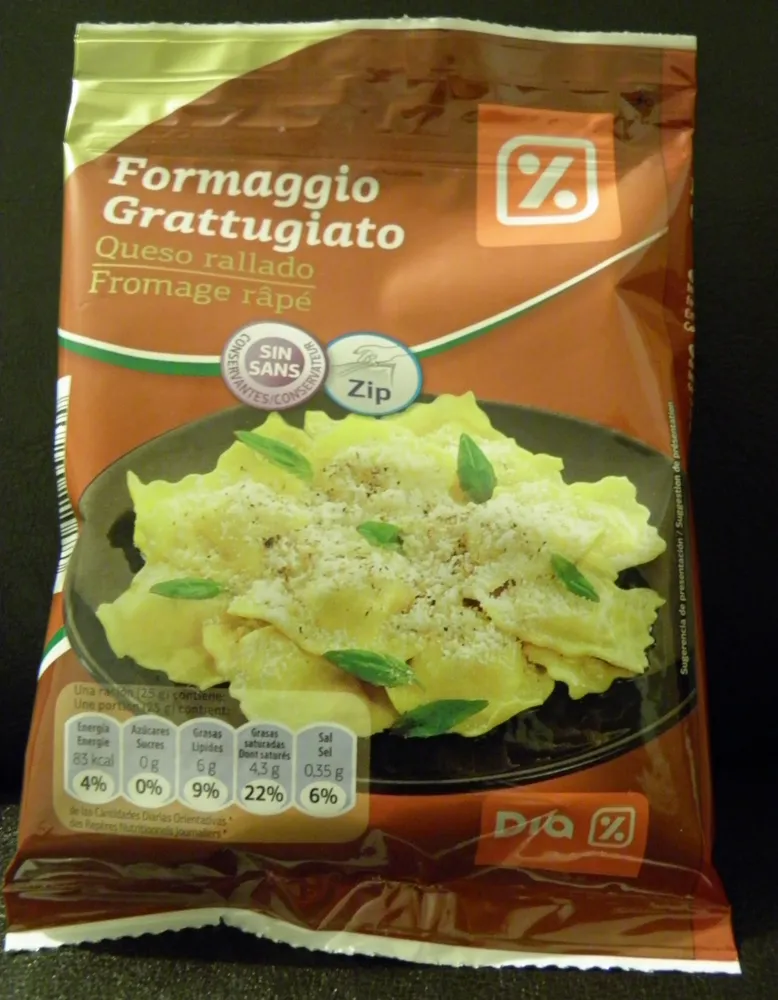 Fromage râpé (24% MG) - 100 g - Dia