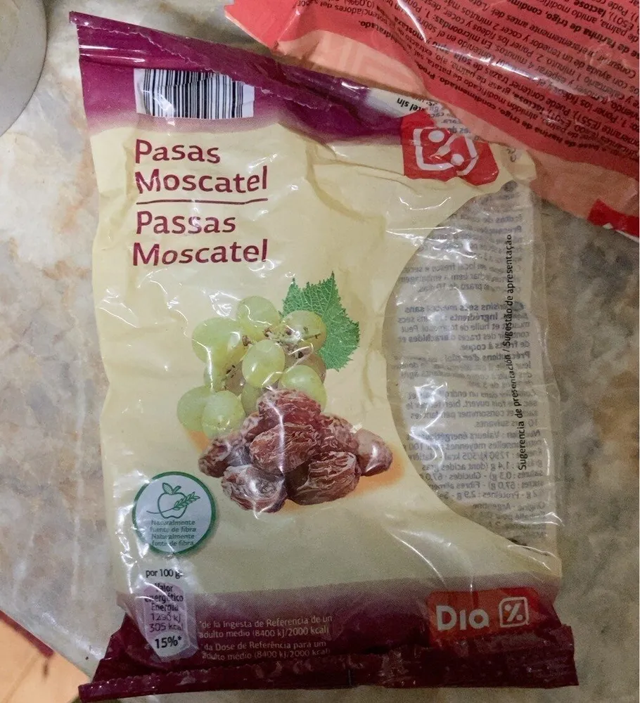 Pasas moscatel