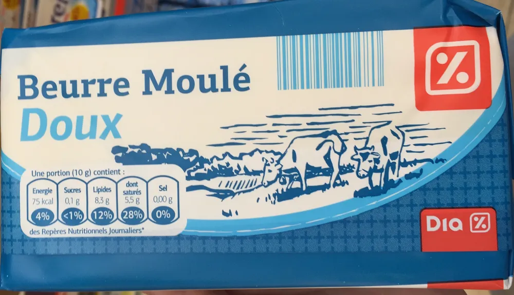 Beurre Moulé Doux (82,5 % MG)